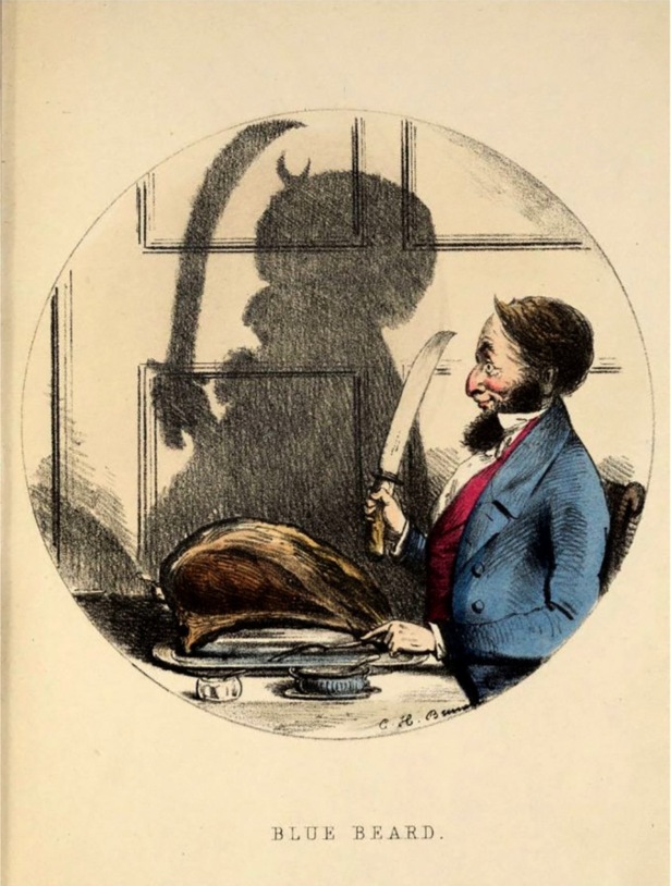 82. Illustrazione di Charles Henry Bennett dalla Shadows series. Incisione xilografica colorato a mano, 1857 Harvard University Library Juan de Valdés Leal