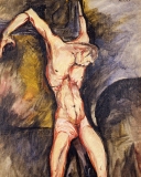 Max Ernst (1891-1976); Crocifisso (Kruzifix); olio su tela; 1914; Musei Vaticani; Palazzi Apostolici Vaticani.