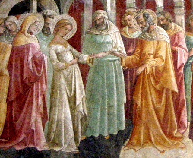 Cappella_bartolini_salimbeni,_05_sposalizio_della_vergine between 1420 and 1424 loreno monaco (2)